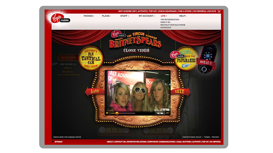 Britney Spears Video Booth